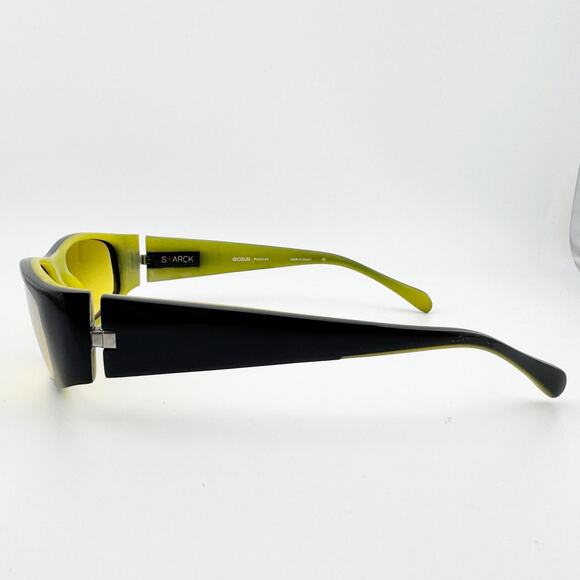 Vintage Stark Alain Mikli Biosun Sunglasses‎ Polarized Plastic Frame Green 56mm - Picture 4 of 9